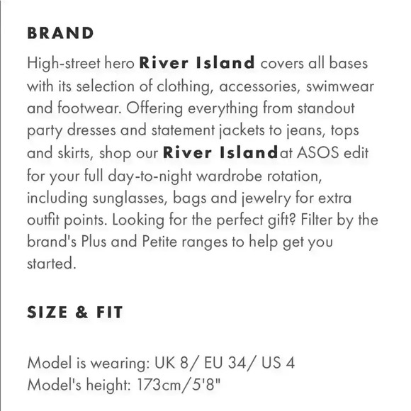 *NWT* ASOS River Island White Amelie Mid Rise Jeans size 16 - Picture 9 of 9